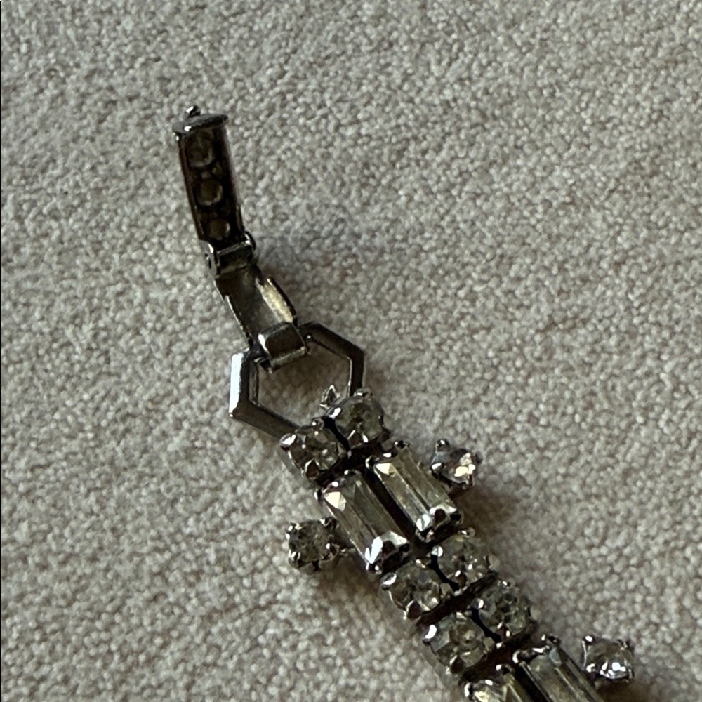 Elegant Silver Crystal Bracelet View 5